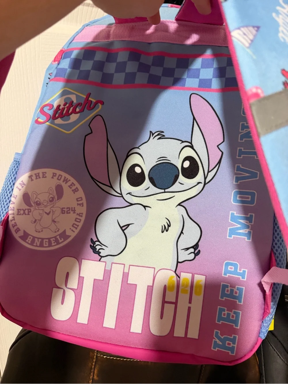 Disney Lilo & Stitch Kids Backpack - Blue, Pink, Purple